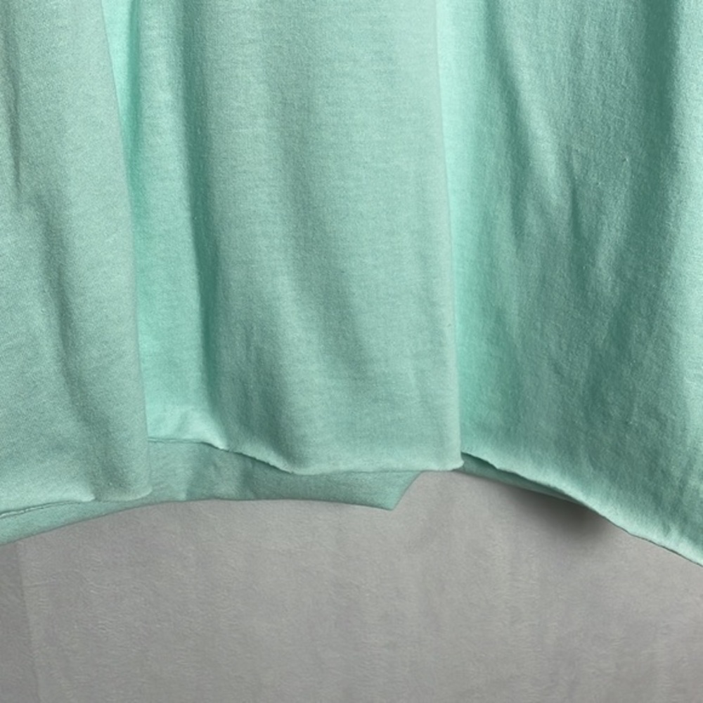 Vintage Women's Single Stitch T-shirt, Native Indian Woman, Mint‎ Green, Size L - Picture 7 of 7